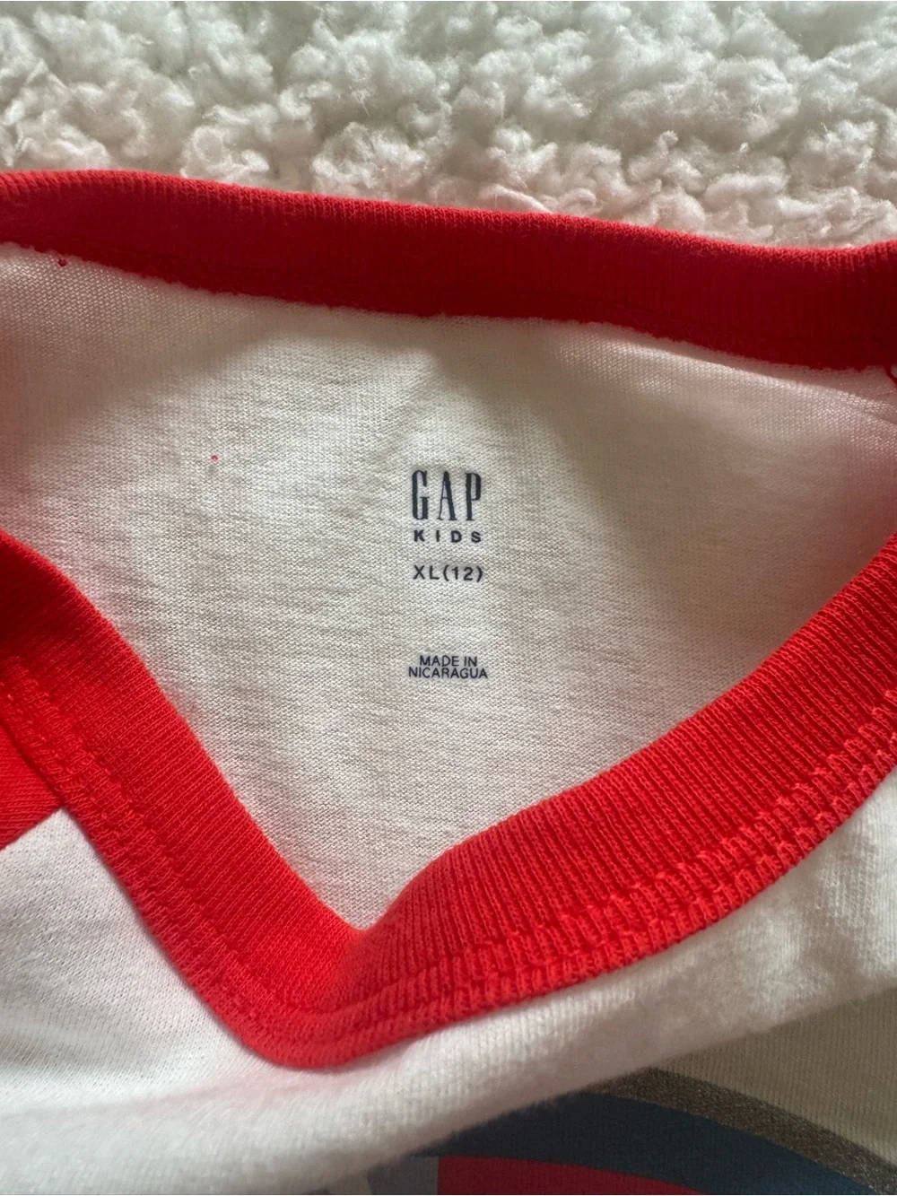 Gap girls smiley patriotic tee
